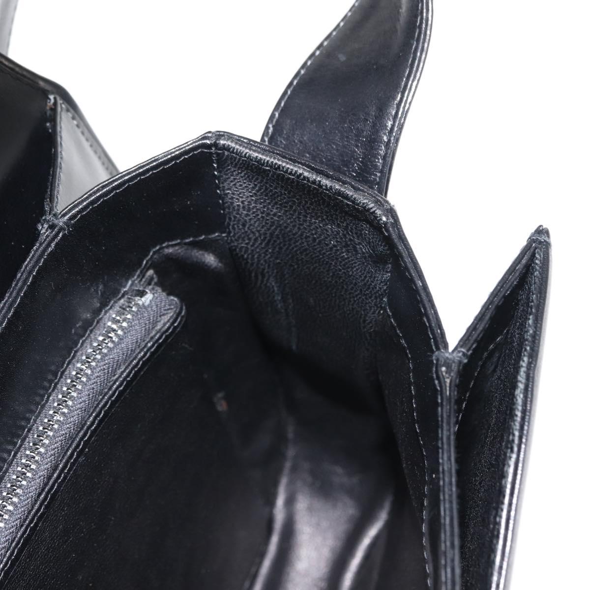 GUCCI Shoulder Bag Leather Black Auth ep11071