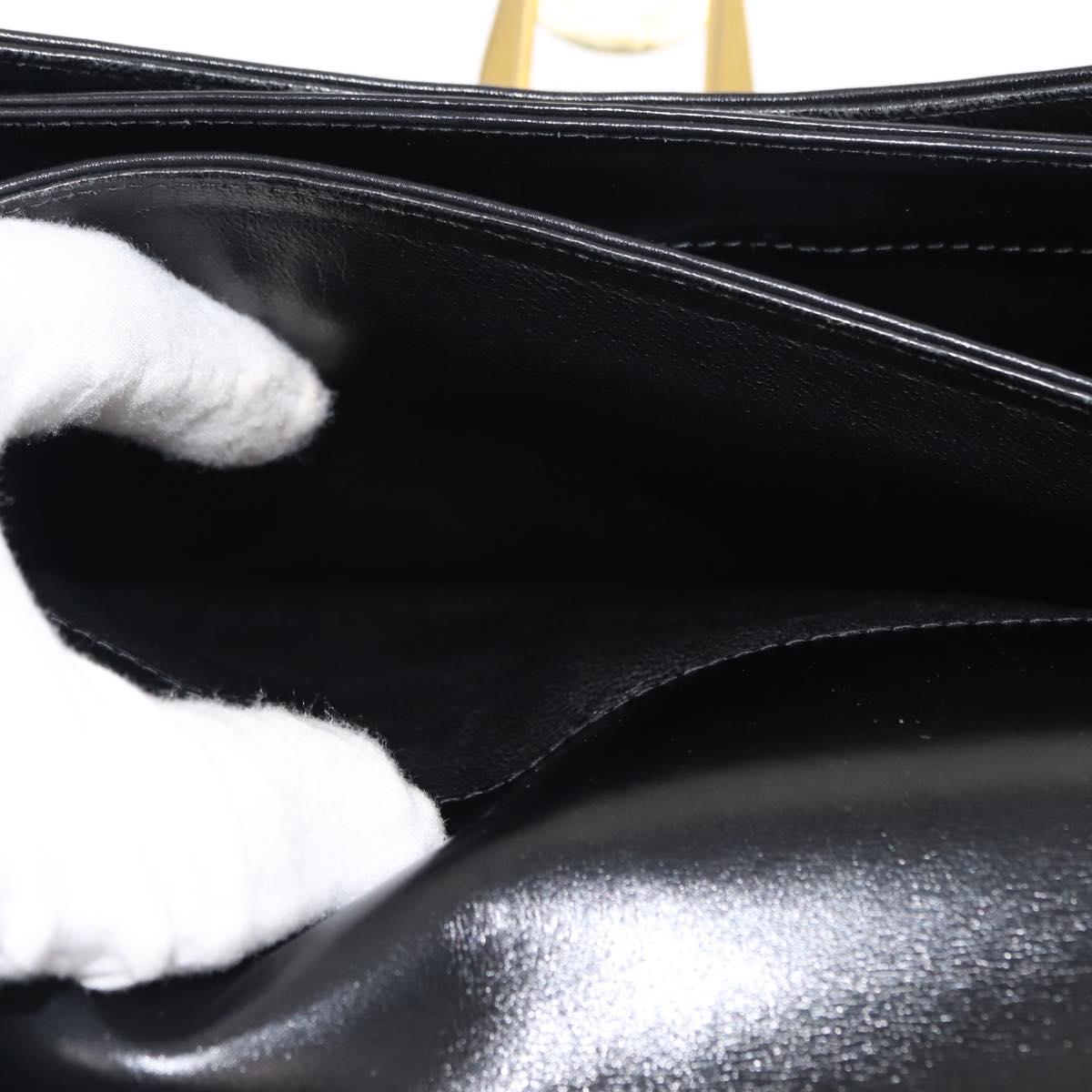 GUCCI Shoulder Bag Leather Black Auth ep11071