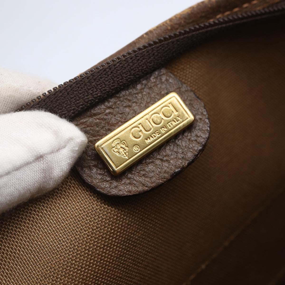 GUCCI GG Supreme Tote Bag PVC Beige Gold 002 39 6130 Auth ep11076