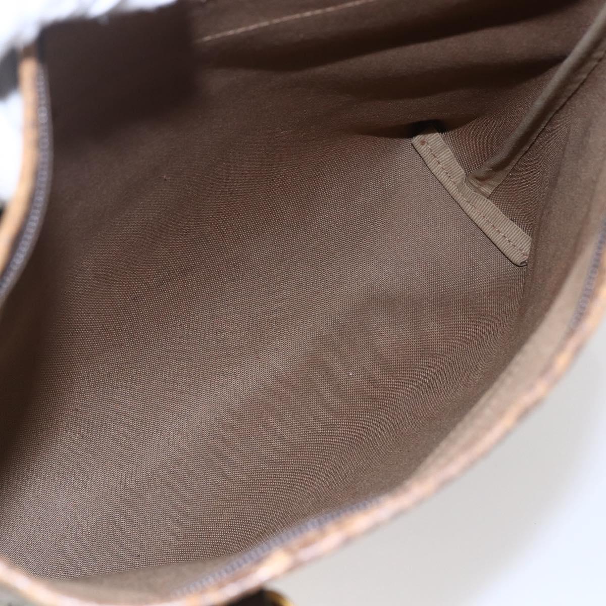 GUCCI GG Supreme Tote Bag PVC Beige Gold 002 39 6130 Auth ep11076