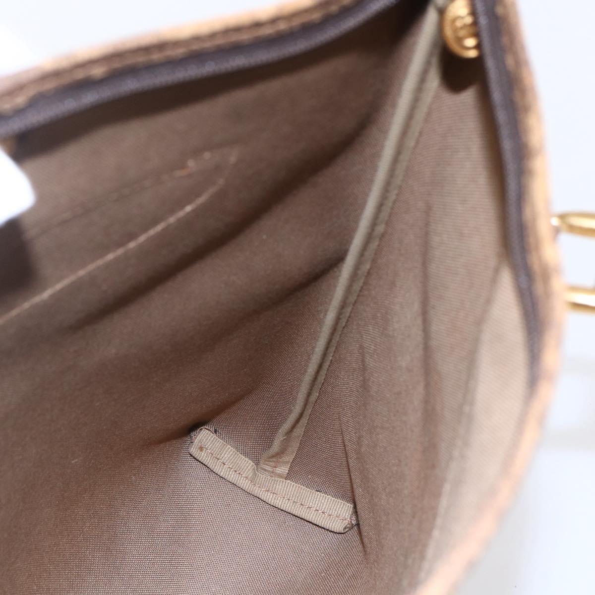 GUCCI GG Supreme Tote Bag PVC Beige Gold 002 39 6130 Auth ep11076