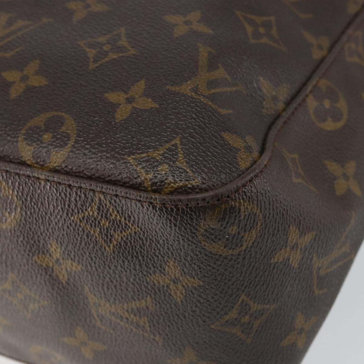 LOUIS VUITTON Monogram Looping GM Shoulder Bag M51145 LV Auth ep11082