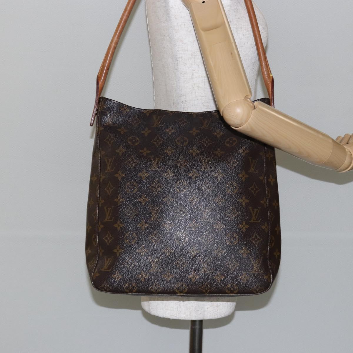 LOUIS VUITTON Monogram Looping GM Shoulder Bag M51145 LV Auth ep11082