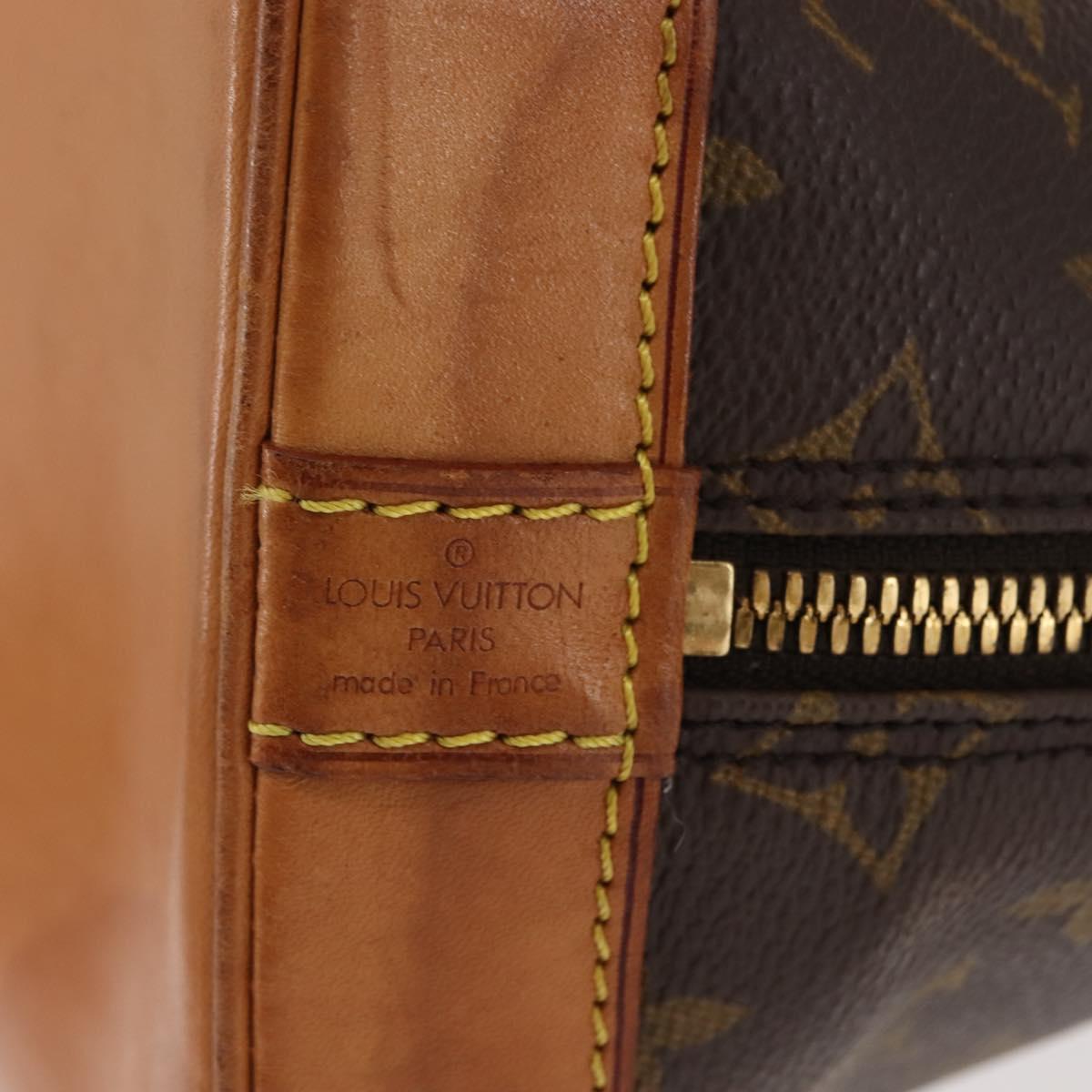 LOUIS VUITTON Monogram Alma Hand Bag M51130 LV Auth ep11086