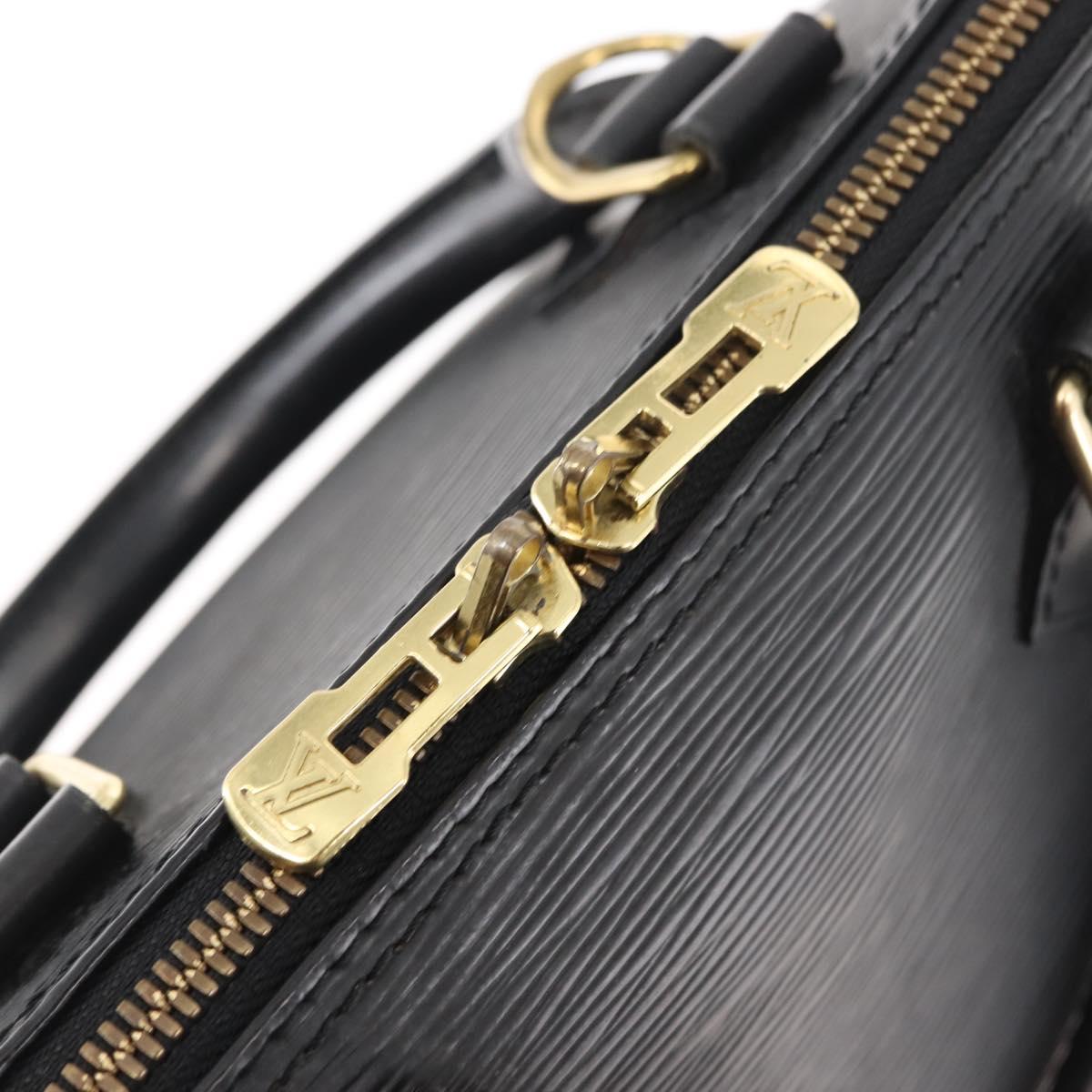 LOUIS VUITTON Epi Alma Hand Bag Black M52142 LV Auth ep11097