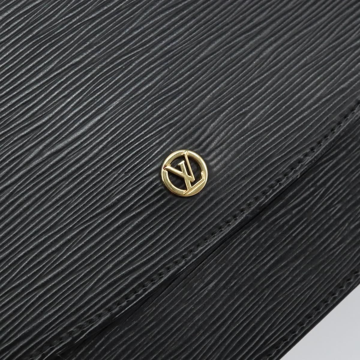 LOUIS VUITTON Epi Grenel Shoulder Bag Black M52362 LV Auth ep11101