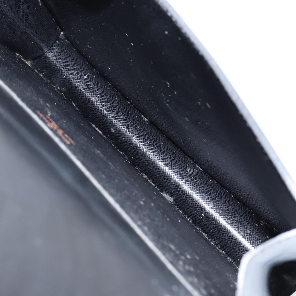 LOUIS VUITTON Epi Grenel Shoulder Bag Black M52362 LV Auth ep11101