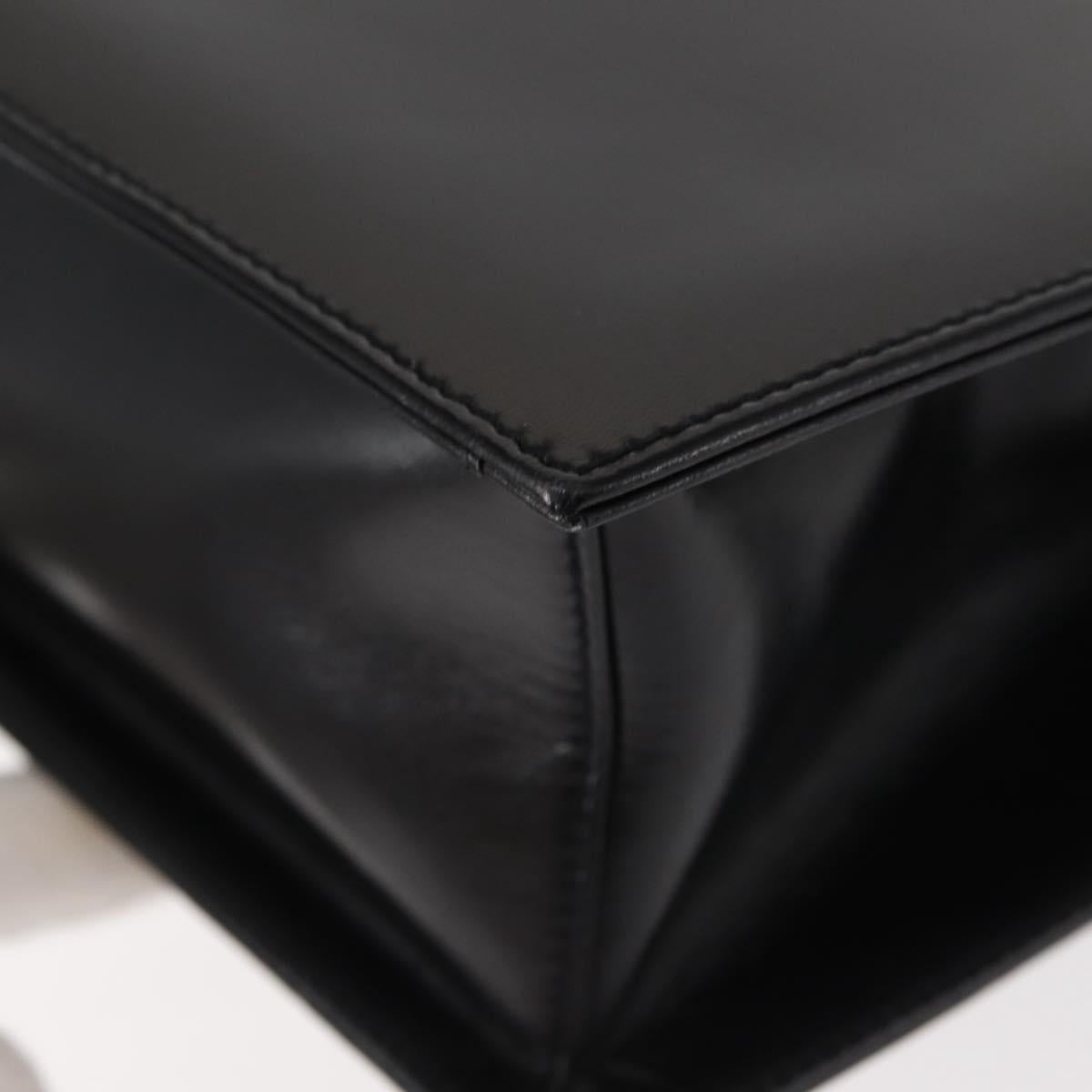 TIFFANY&Co. Shoulder Bag Leather Black Auth ep11103