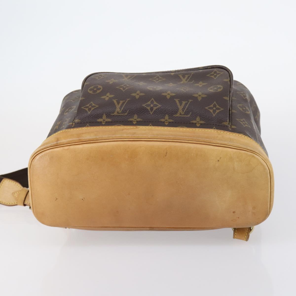 LOUIS VUITTON Monogram Montsouris GM Backpack M51135 LV Auth ep11105