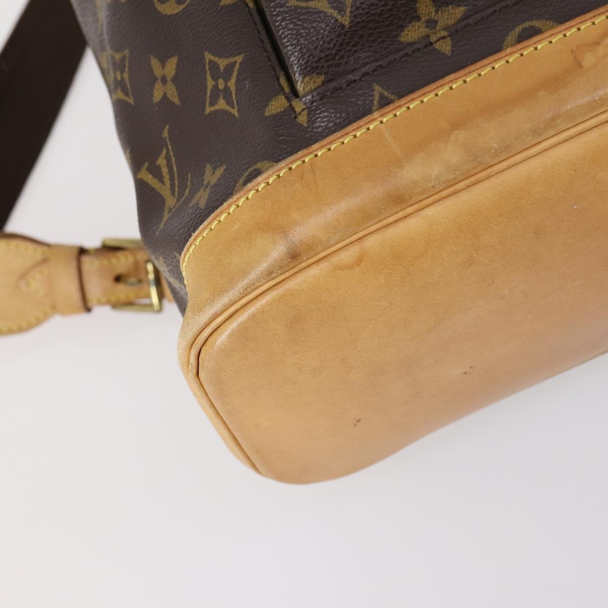 LOUIS VUITTON Monogram Montsouris GM Backpack M51135 LV Auth ep11105