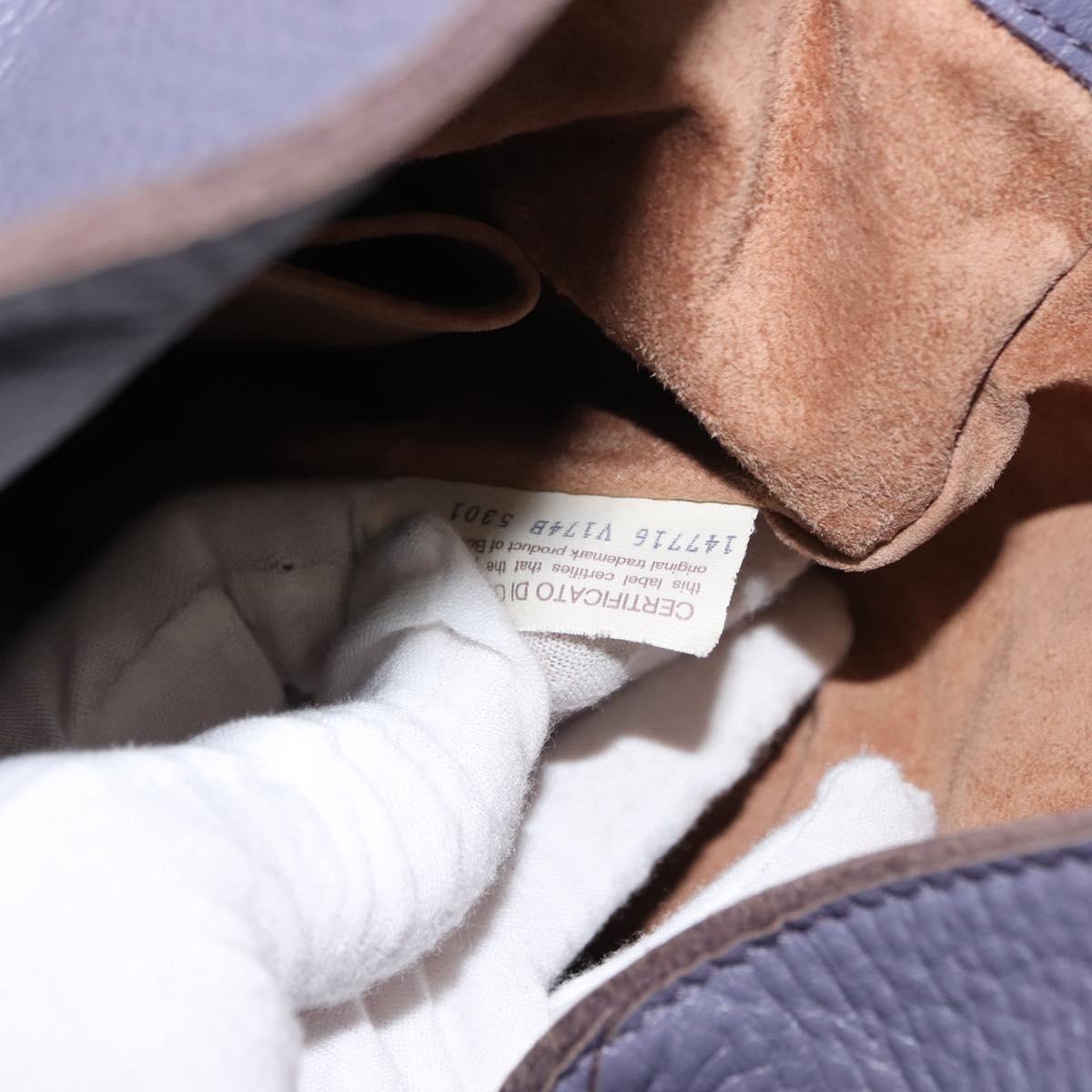 BOTTEGA VENETA Hand Bag Leather Purple 147716 Auth ep11106