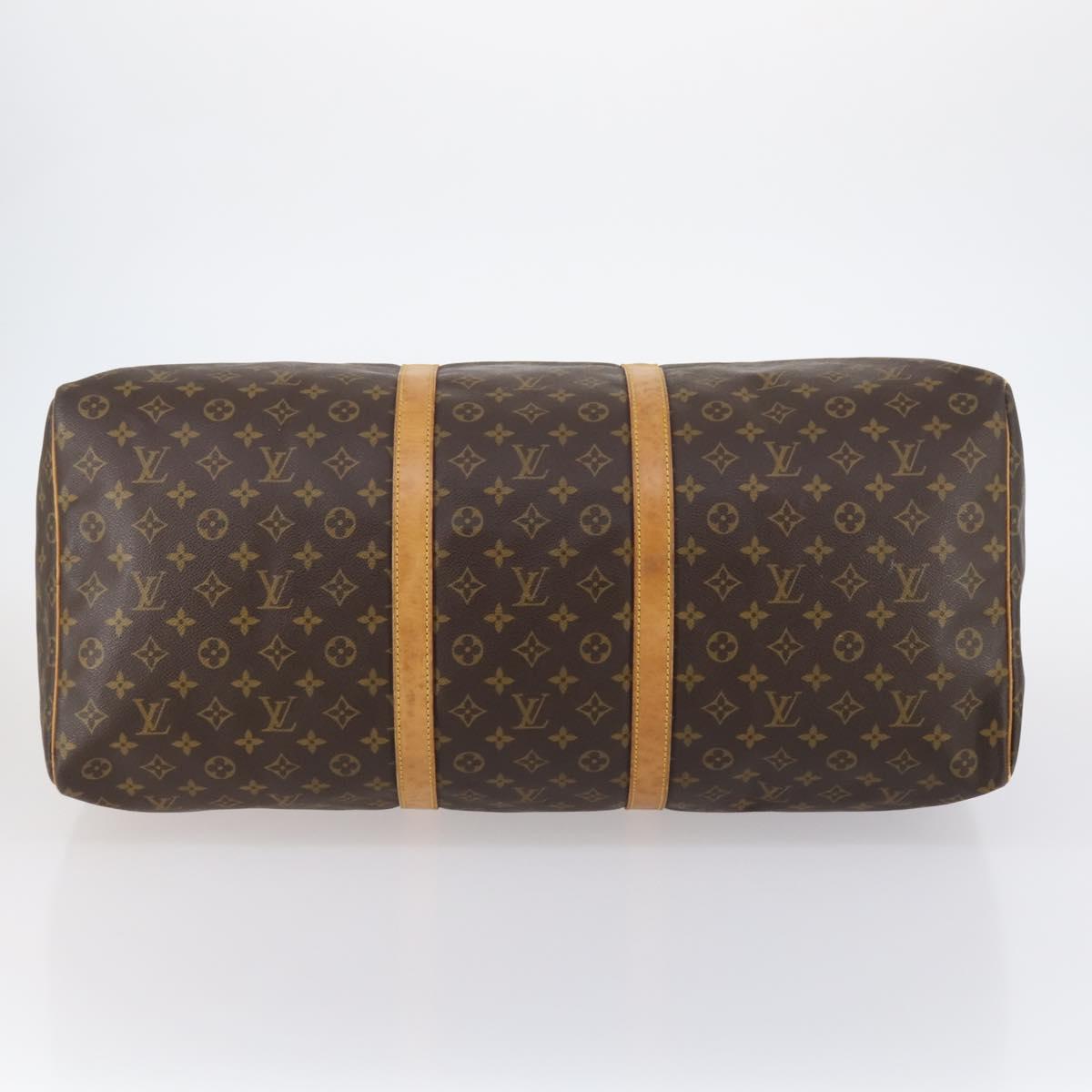 LOUIS VUITTON Monogram Keepall 60 Boston Bag M41422 LV Auth ep11111