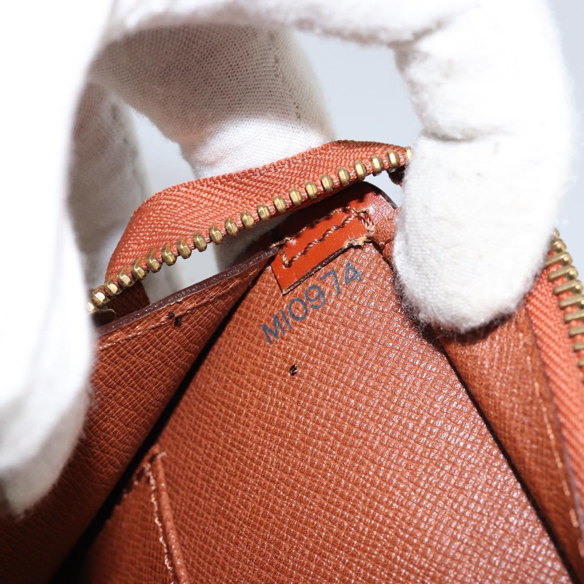 LOUIS VUITTON Epi Sac Triangle Hand Bag Brown M52093 LV Auth ep11113