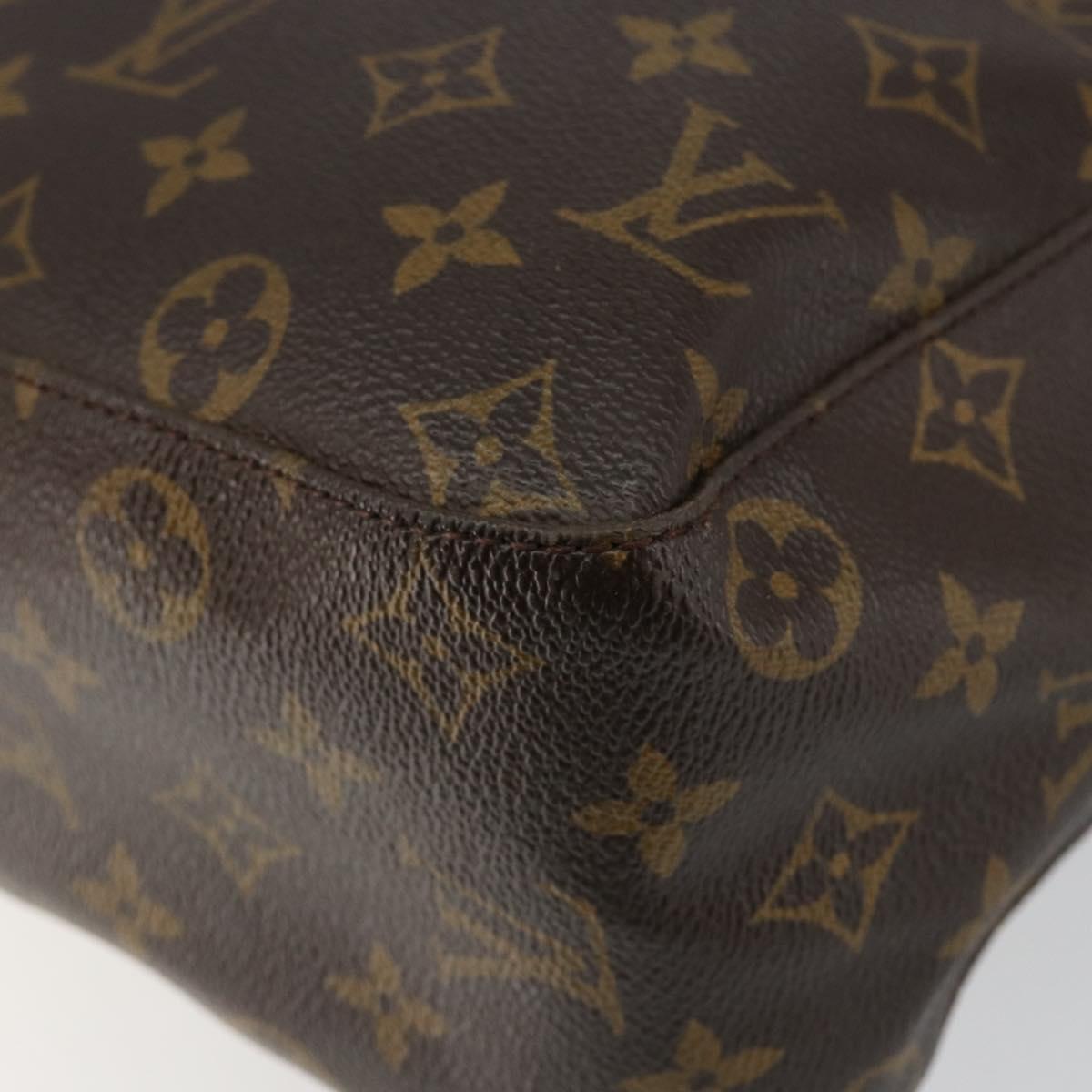 LOUIS VUITTON Monogram Looping GM Shoulder Bag M51145 LV Auth ep11121