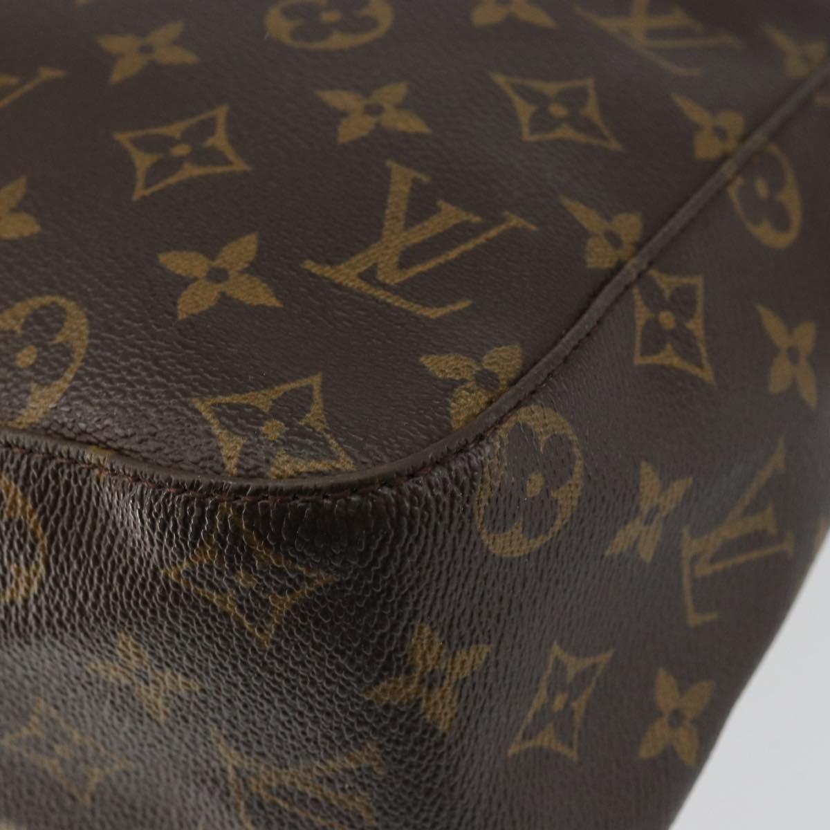 LOUIS VUITTON Monogram Looping GM Shoulder Bag M51145 LV Auth ep11121