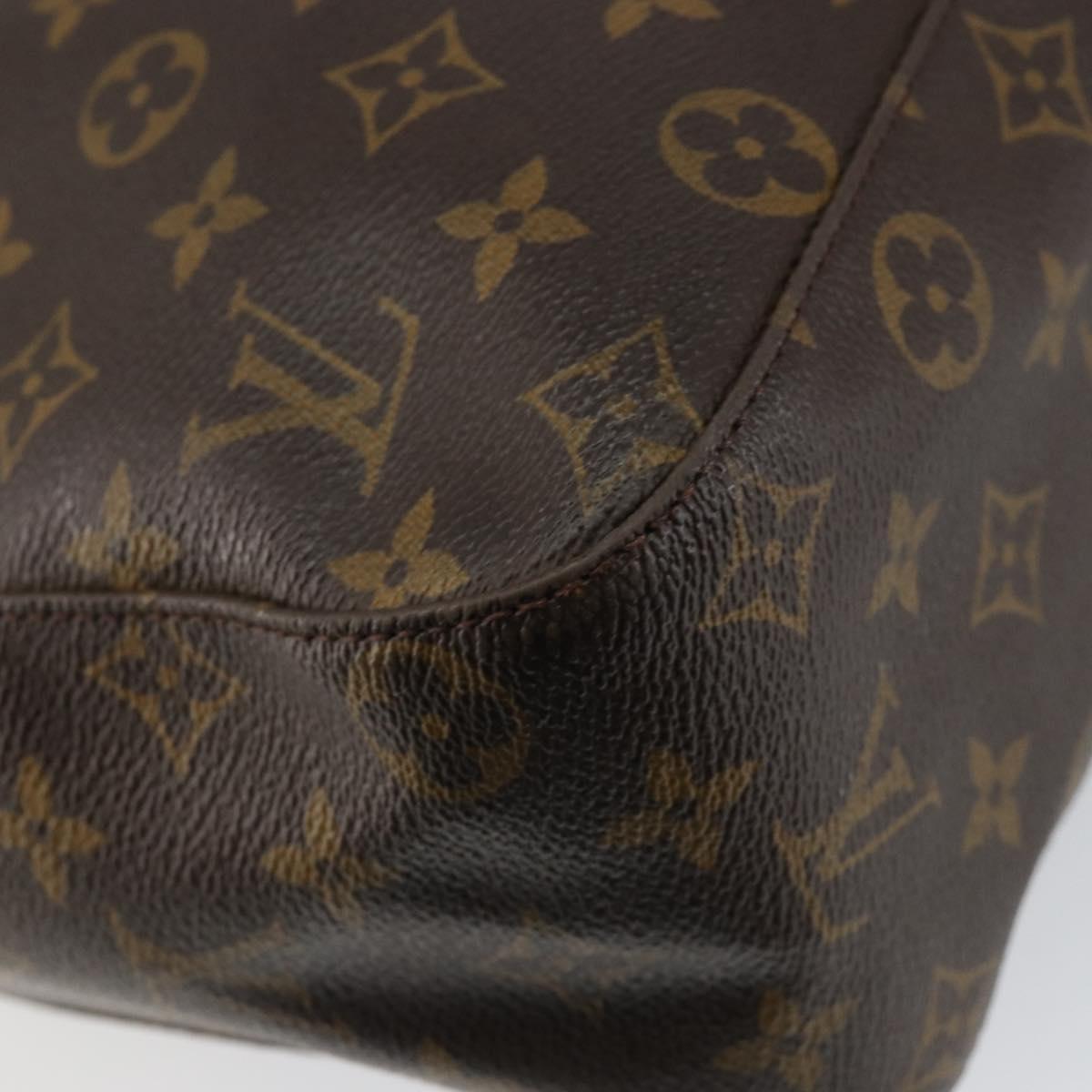 LOUIS VUITTON Monogram Looping GM Shoulder Bag M51145 LV Auth ep11121