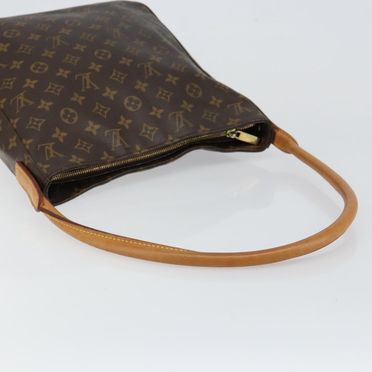 LOUIS VUITTON Monogram Looping GM Shoulder Bag M51145 LV Auth ep11121