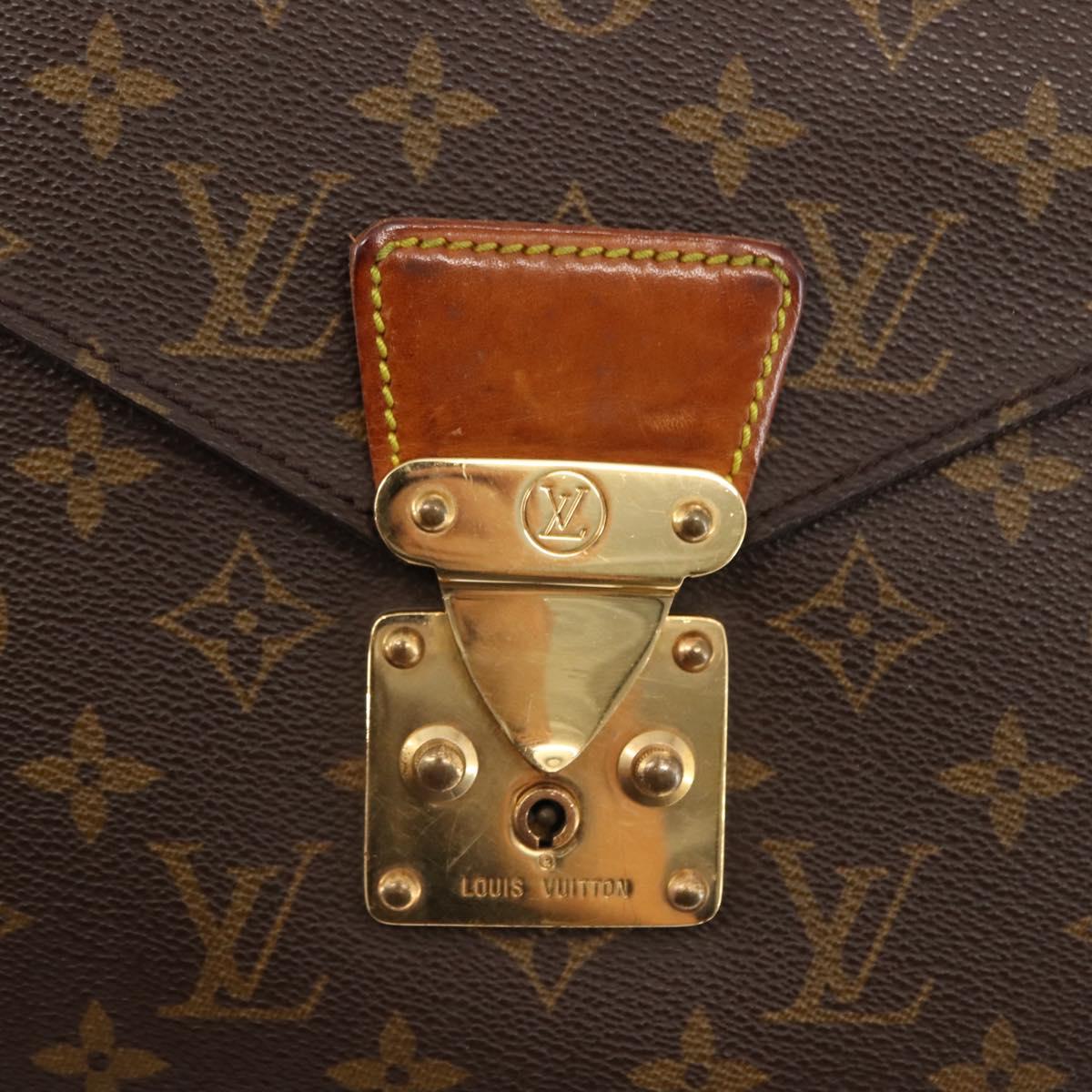 LOUIS VUITTON Monogram Serviette Conseiller Briefcase M53331 LV Auth ep11122