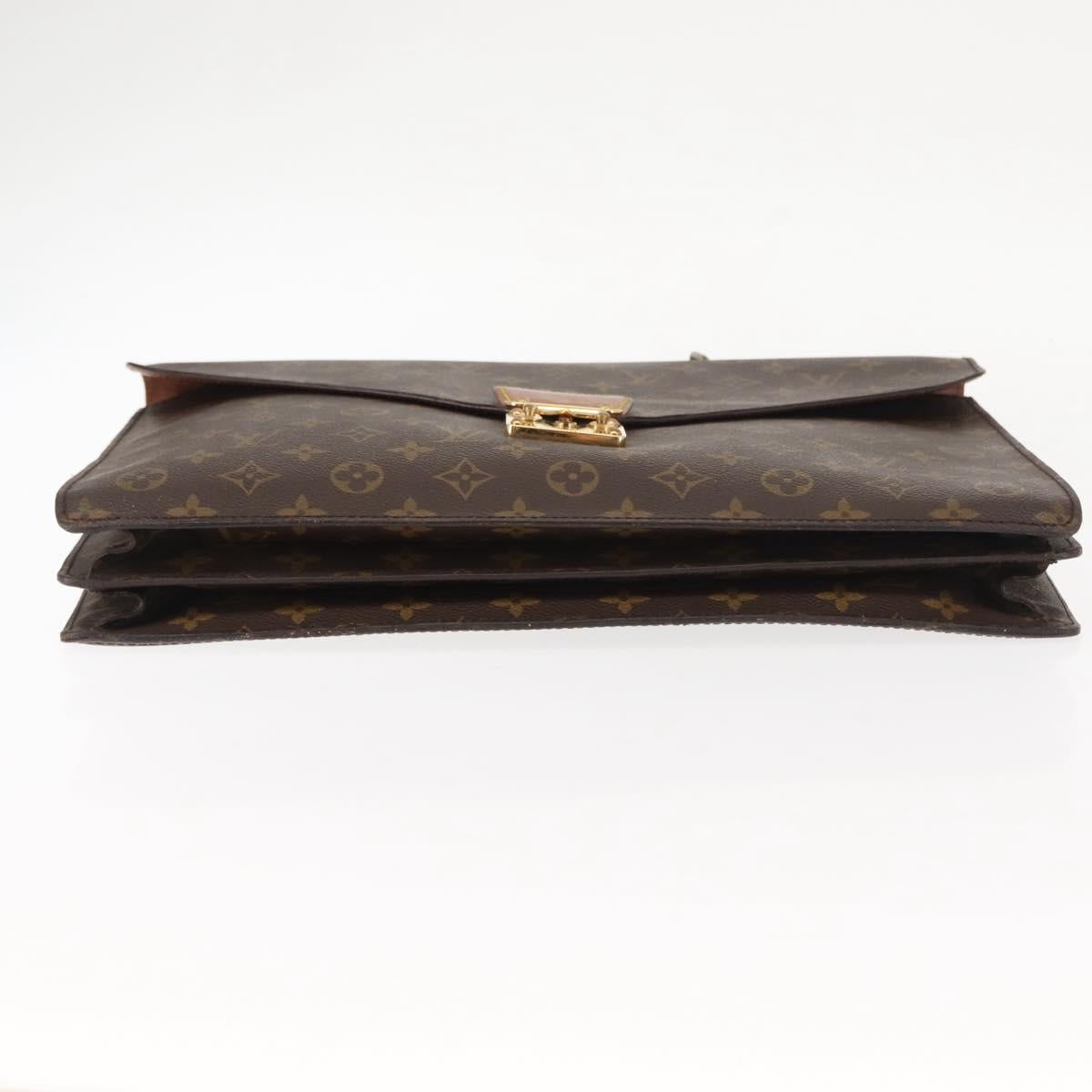 LOUIS VUITTON Monogram Serviette Conseiller Briefcase M53331 LV Auth ep11122