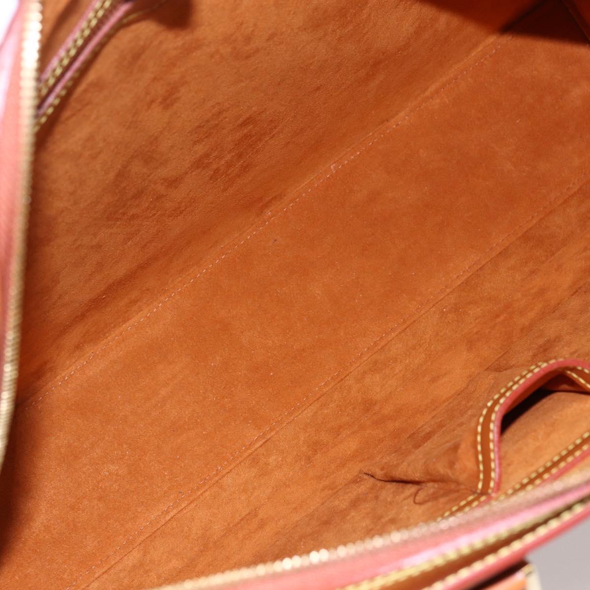 LOUIS VUITTON Epi Sorbonne Hand Bag Zipangu Gold M54518 LV Auth ep11124