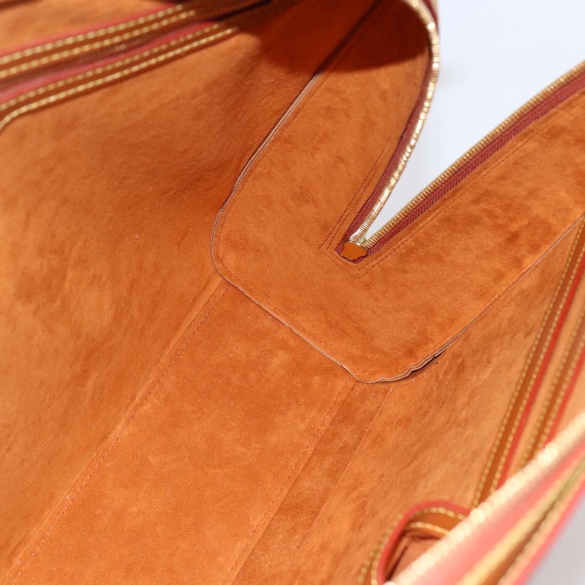 LOUIS VUITTON Epi Sorbonne Hand Bag Zipangu Gold M54518 LV Auth ep11124