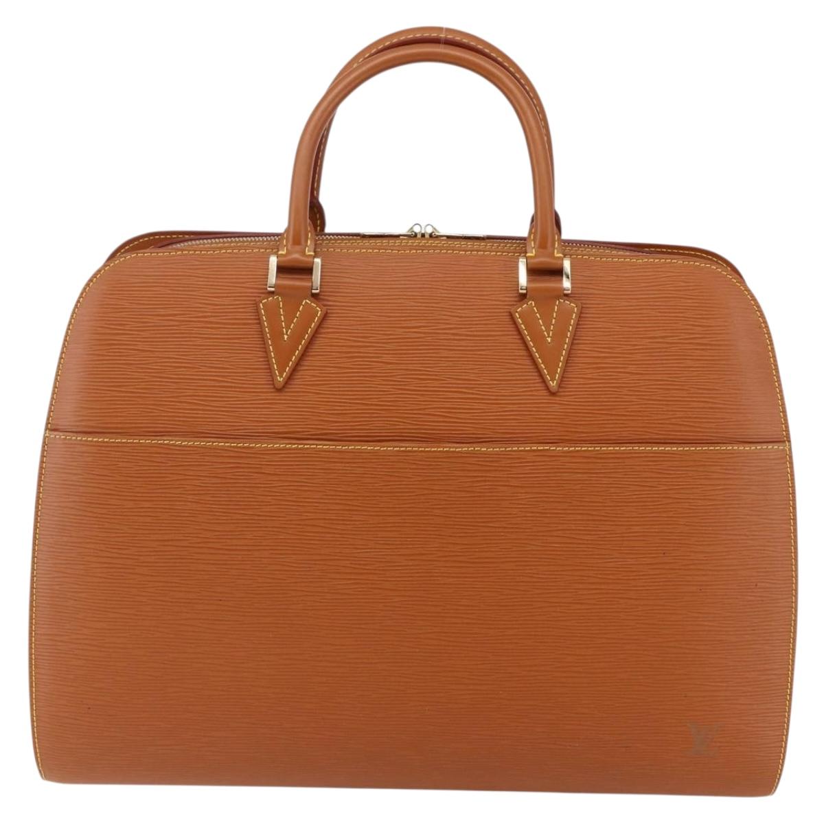 LOUIS VUITTON Epi Sorbonne Hand Bag Zipangu Gold M54518 LV Auth ep11124