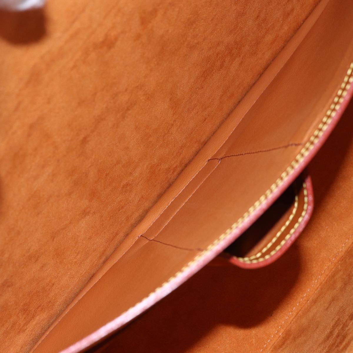 LOUIS VUITTON Epi Sorbonne Hand Bag Zipangu Gold M54518 LV Auth ep11124