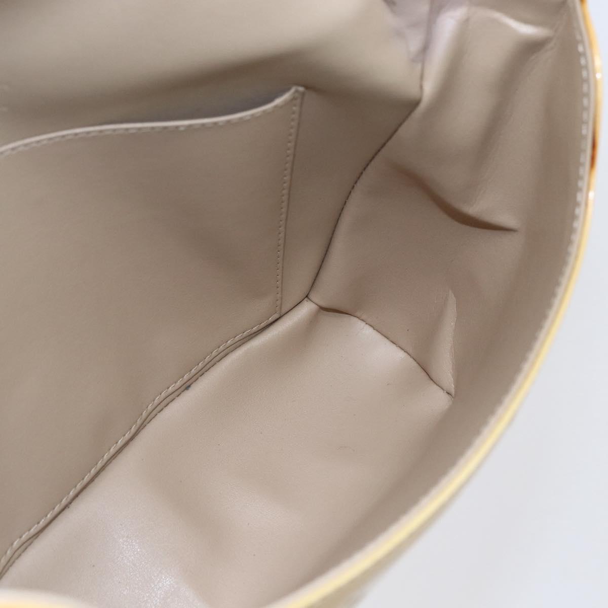 LOUIS VUITTON Monogram Vernis Thompson Street Bag Beige M91301 LV Auth ep11129