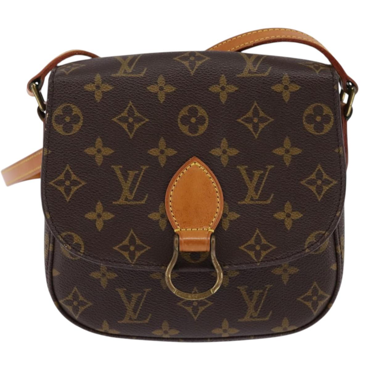 LOUIS VUITTON Monogram Saint Cloud MM Shoulder Bag M51243 LV Auth ep11130