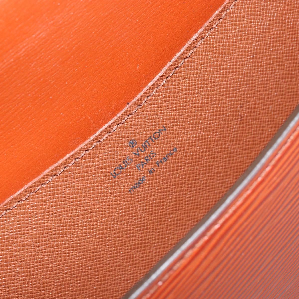 LOUIS VUITTON Epi Grenel Shoulder Bag Brown Kenya M52363 LV Auth ep11143