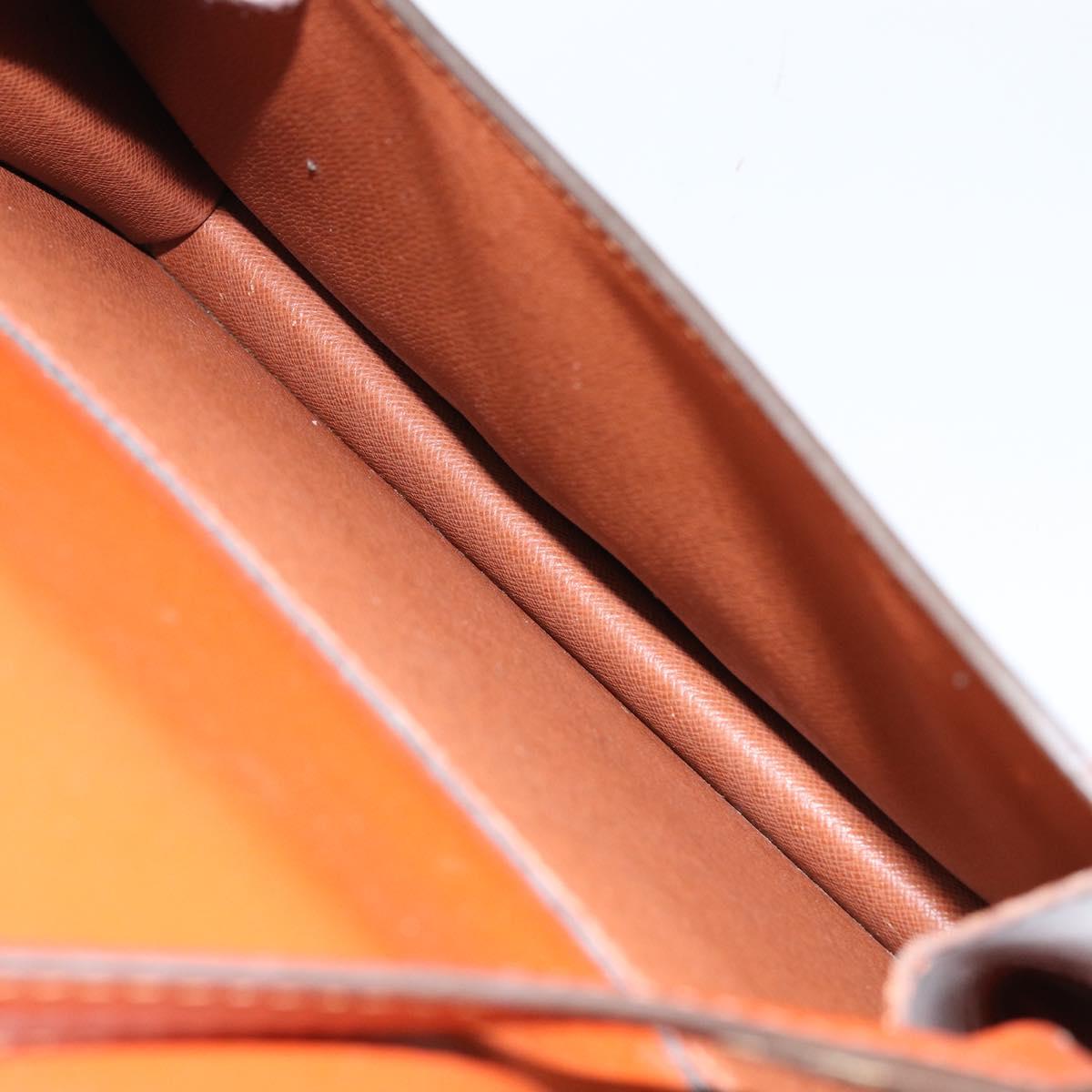 LOUIS VUITTON Epi Grenel Shoulder Bag Brown Kenya M52363 LV Auth ep11143