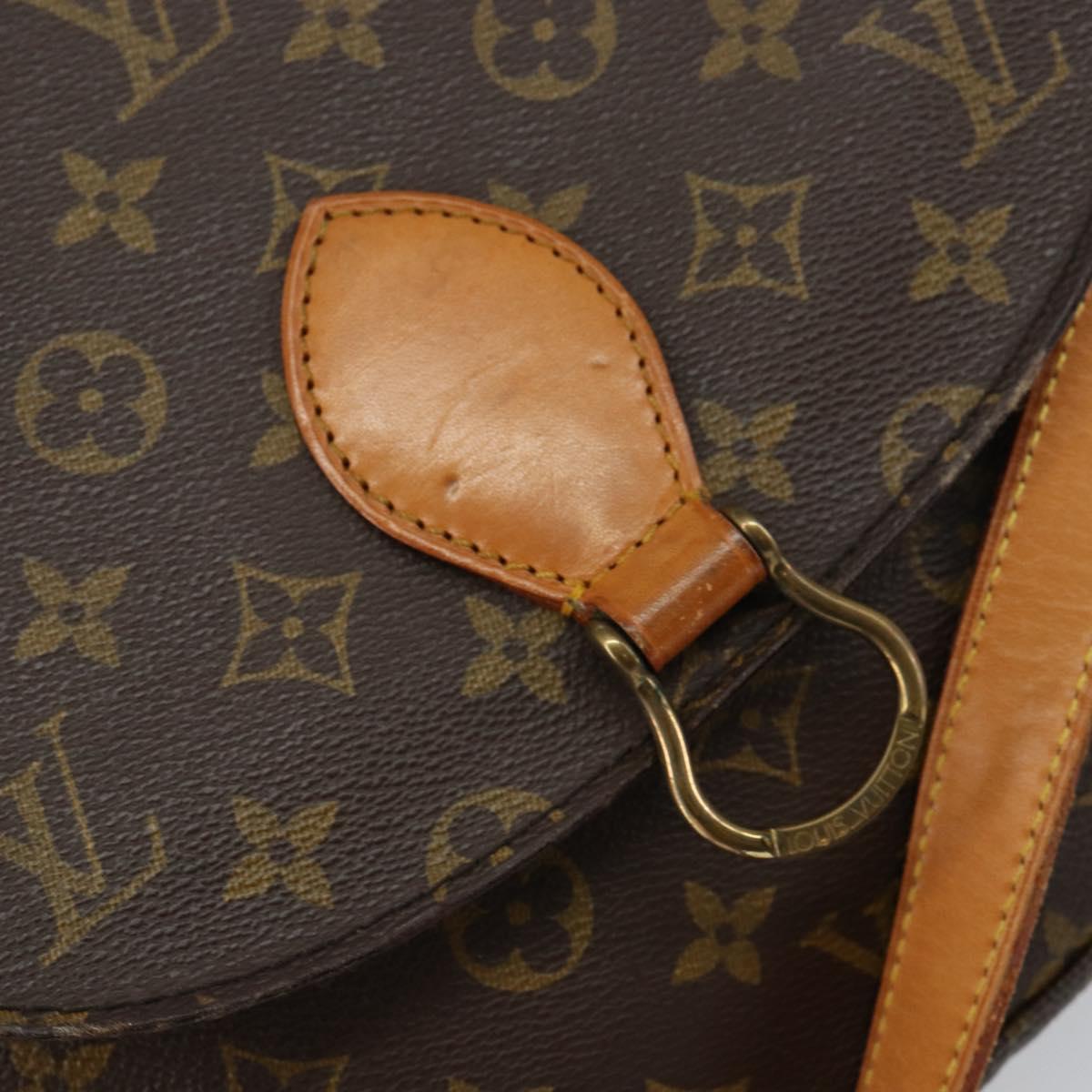 LOUIS VUITTON Monogram Saint Cloud GM Shoulder Bag M51242 LV Auth ep11145