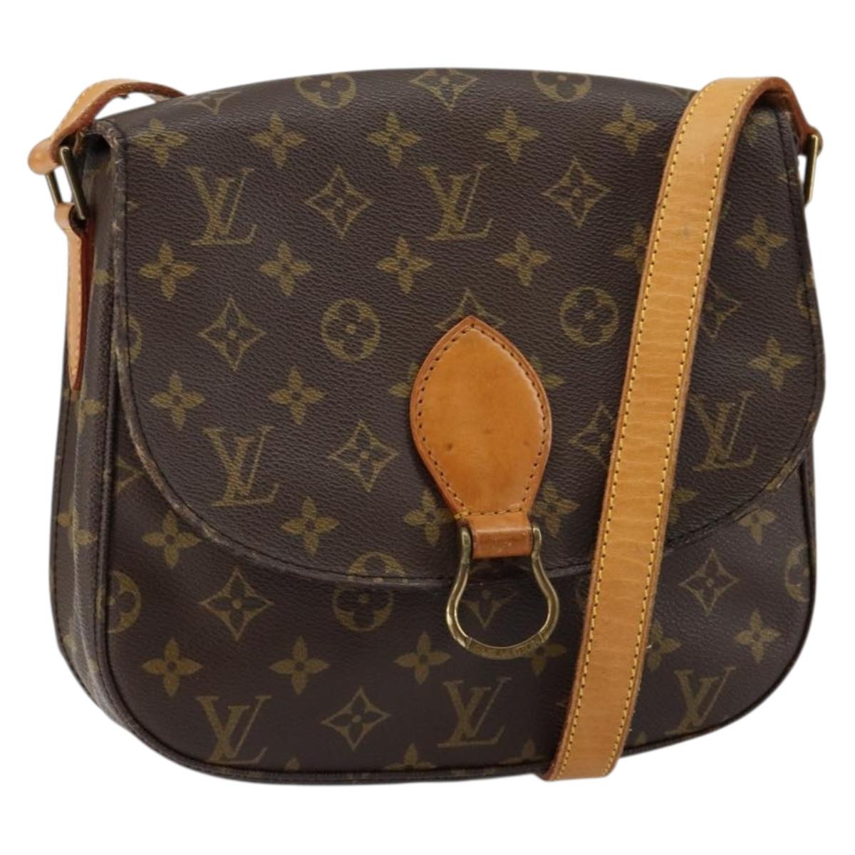 LOUIS VUITTON Monogram Saint Cloud GM Shoulder Bag M51242 LV Auth ep11145