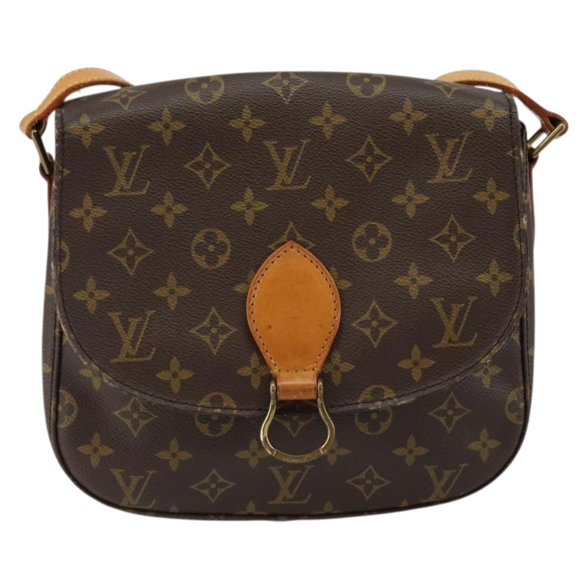 LOUIS VUITTON Monogram Saint Cloud GM Shoulder Bag M51242 LV Auth ep11145