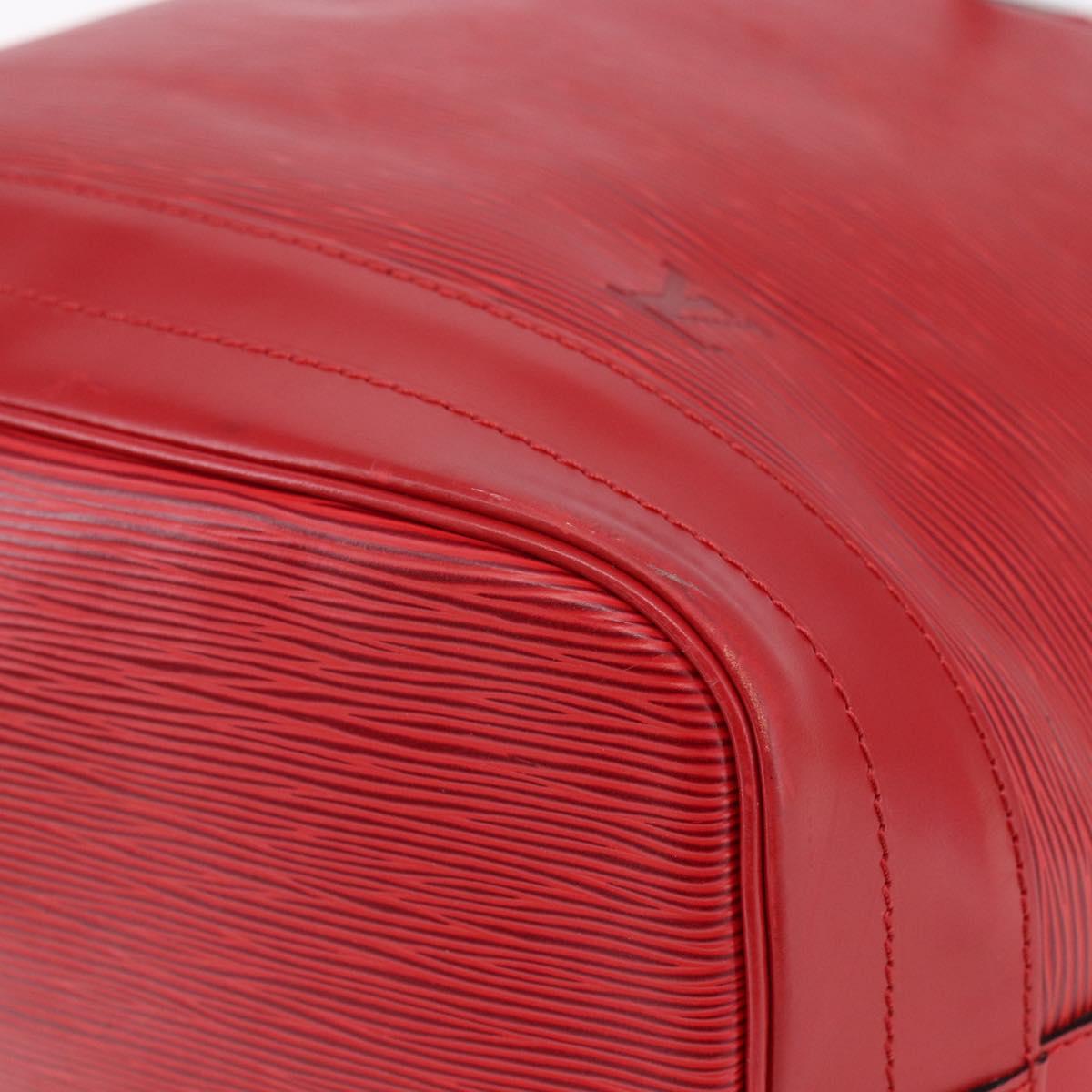 LOUIS VUITTON Epi Noe Shoulder Bag Red M44007 LV Auth ep11146