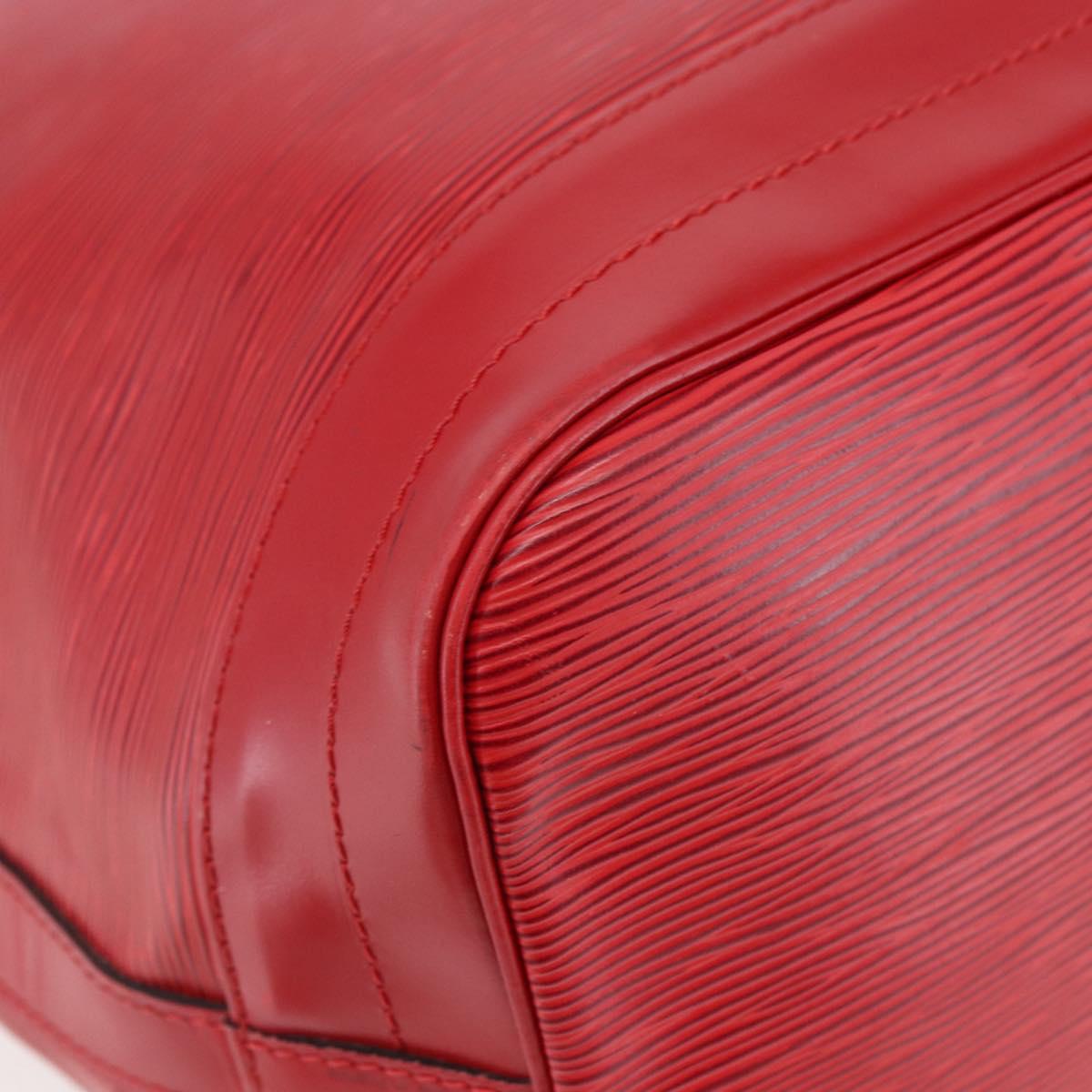 LOUIS VUITTON Epi Noe Shoulder Bag Red M44007 LV Auth ep11146