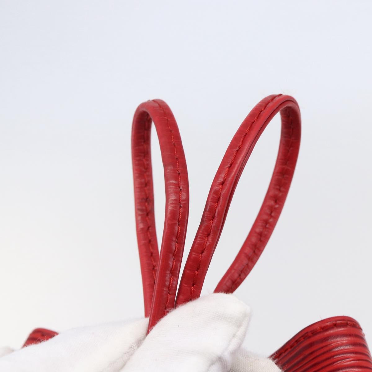 LOUIS VUITTON Epi Noe Shoulder Bag Red M44007 LV Auth ep11146