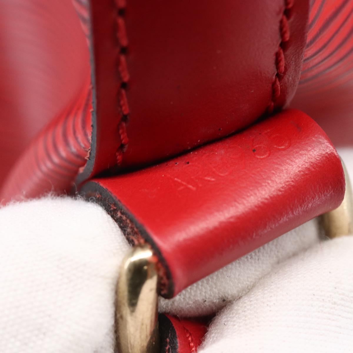 LOUIS VUITTON Epi Noe Shoulder Bag Red M44007 LV Auth ep11146