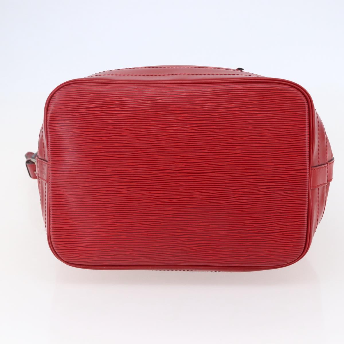 LOUIS VUITTON Epi Noe Shoulder Bag Red M44007 LV Auth ep11146