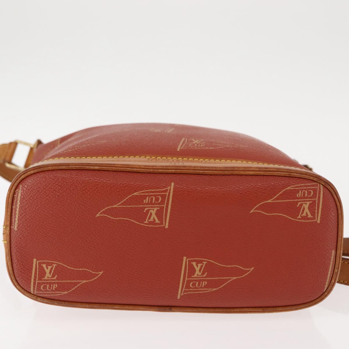 LOUIS VUITTON LOUIS VUITTON Cup Le Touquet Shoulder Bag Red M80027 Auth ep11150