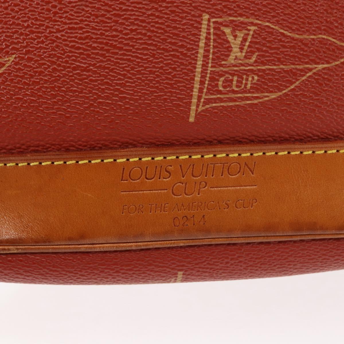 LOUIS VUITTON LOUIS VUITTON Cup Le Touquet Shoulder Bag Red M80027 Auth ep11150