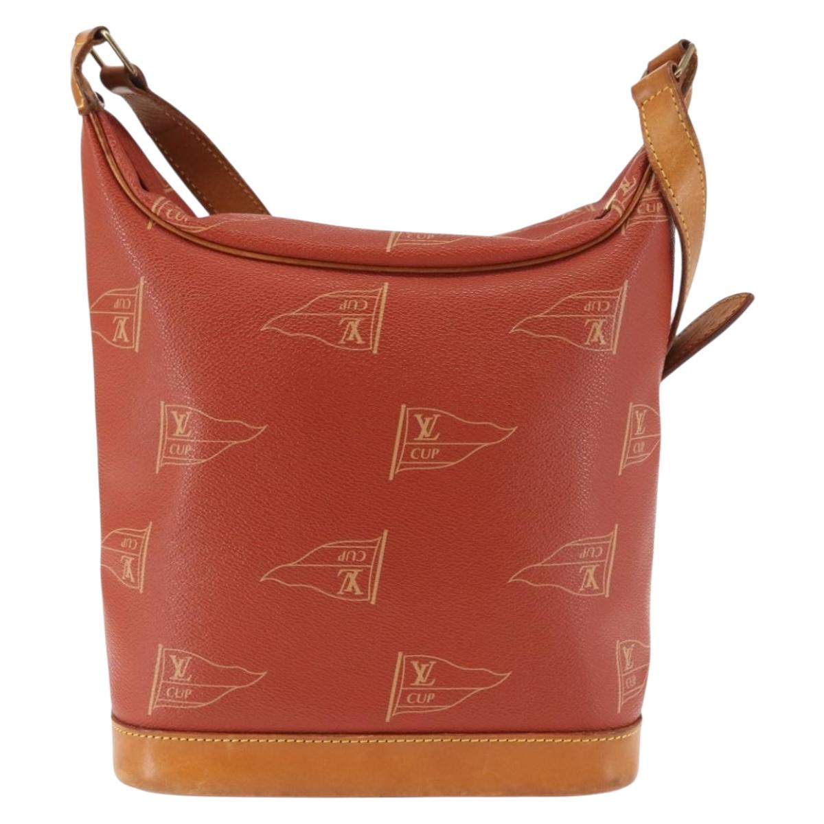 LOUIS VUITTON LOUIS VUITTON Cup Le Touquet Shoulder Bag Red M80027 Auth ep11150