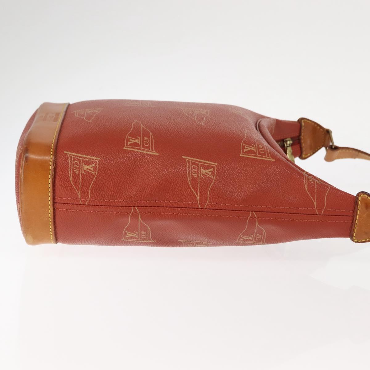 LOUIS VUITTON LOUIS VUITTON Cup Le Touquet Shoulder Bag Red M80027 Auth ep11150