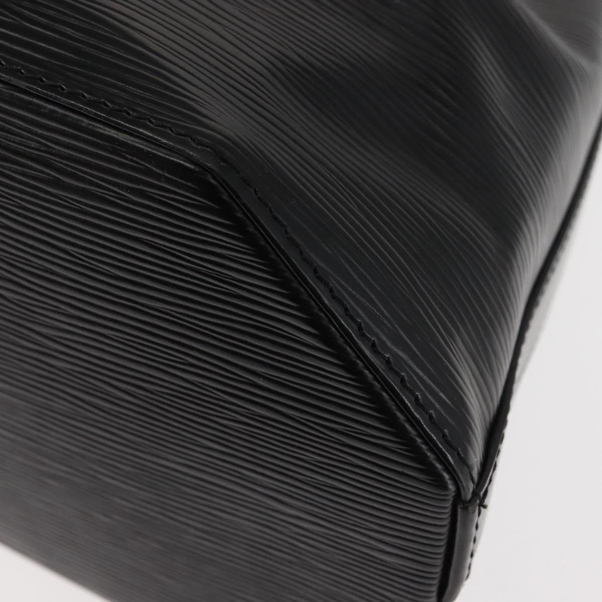 LOUIS VUITTON Epi Sac Depaule GM Shoulder Bag Black M80155 LV Auth ep11151