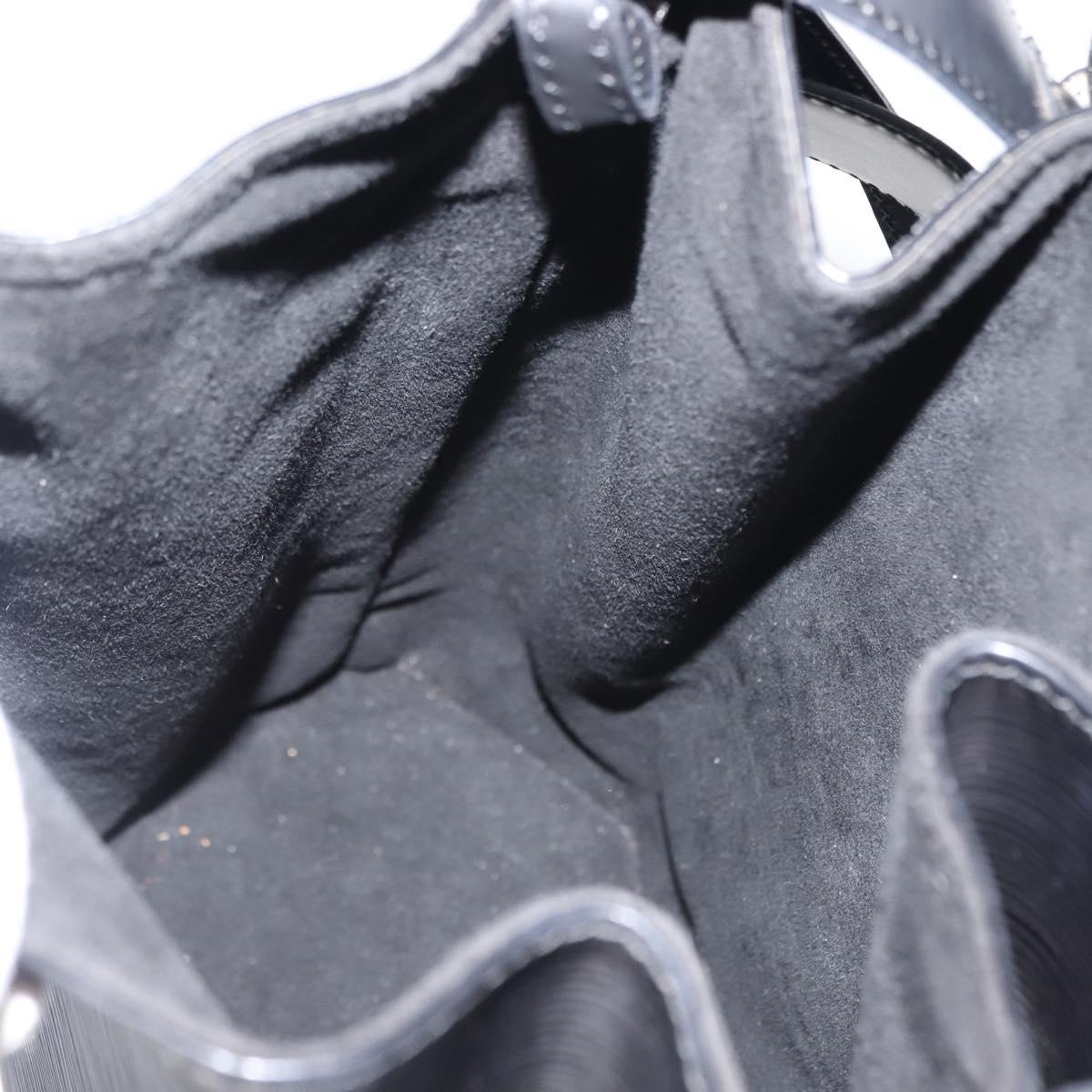 LOUIS VUITTON Epi Sac Depaule GM Shoulder Bag Black M80155 LV Auth ep11151