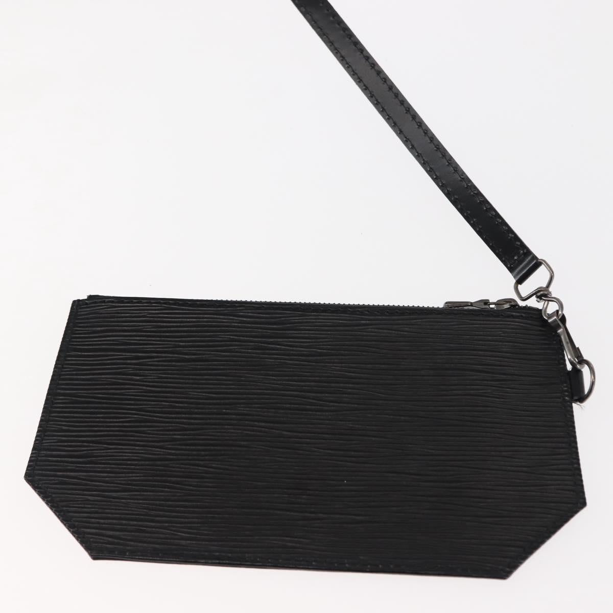 LOUIS VUITTON Epi Sac Depaule GM Shoulder Bag Black M80155 LV Auth ep11151