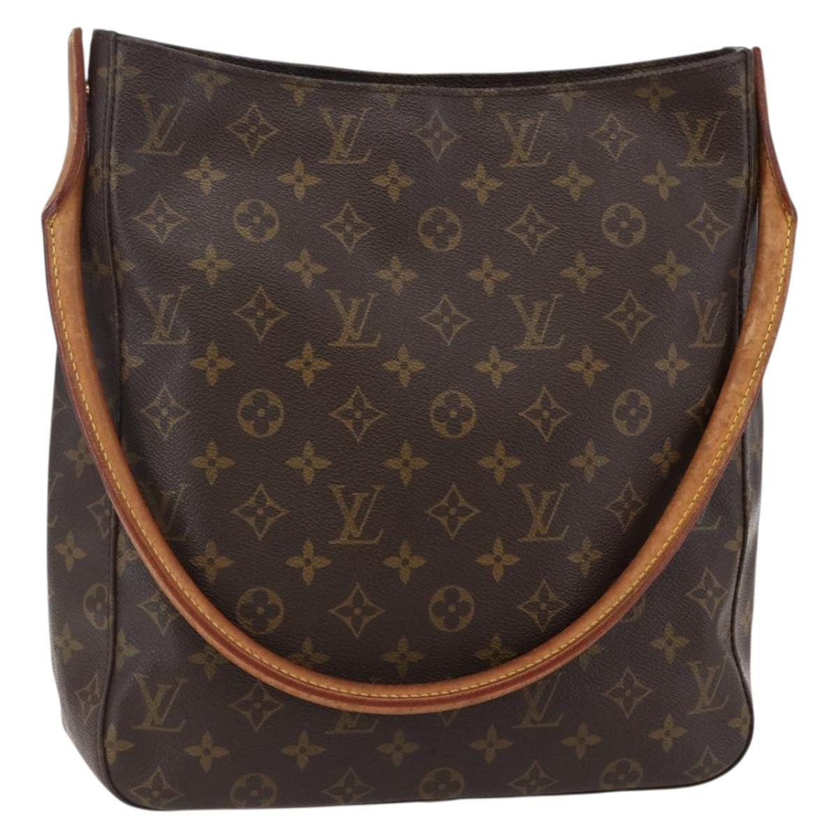 LOUIS VUITTON Monogram Looping GM Shoulder Bag M51145 LV Auth ep11152