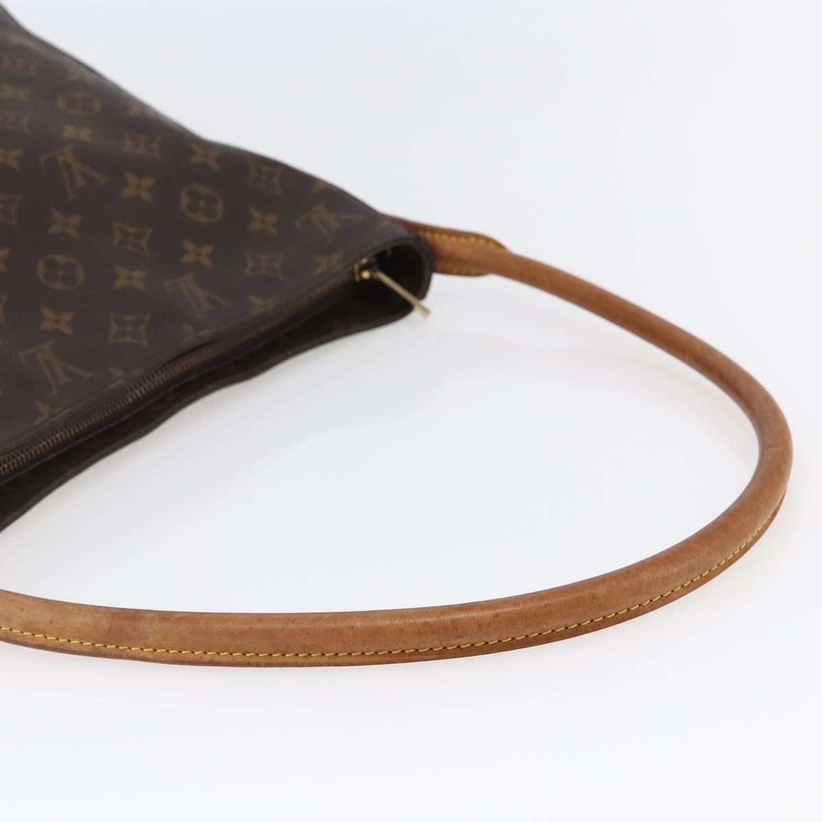 LOUIS VUITTON Monogram Looping GM Shoulder Bag M51145 LV Auth ep11152