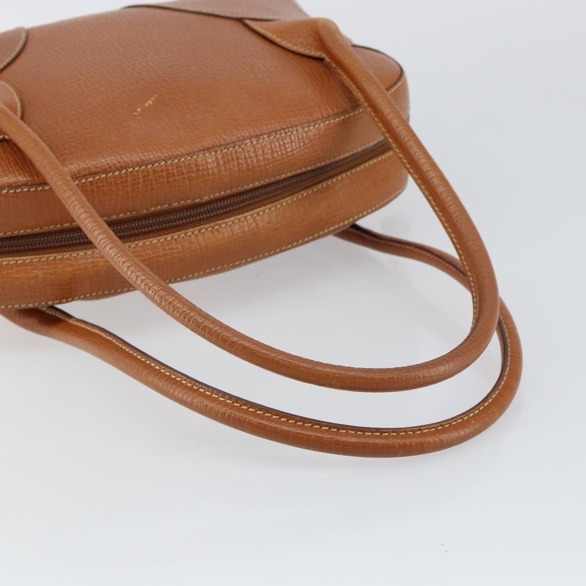 LOEWE Hand Bag Leather Brown Auth ep11153