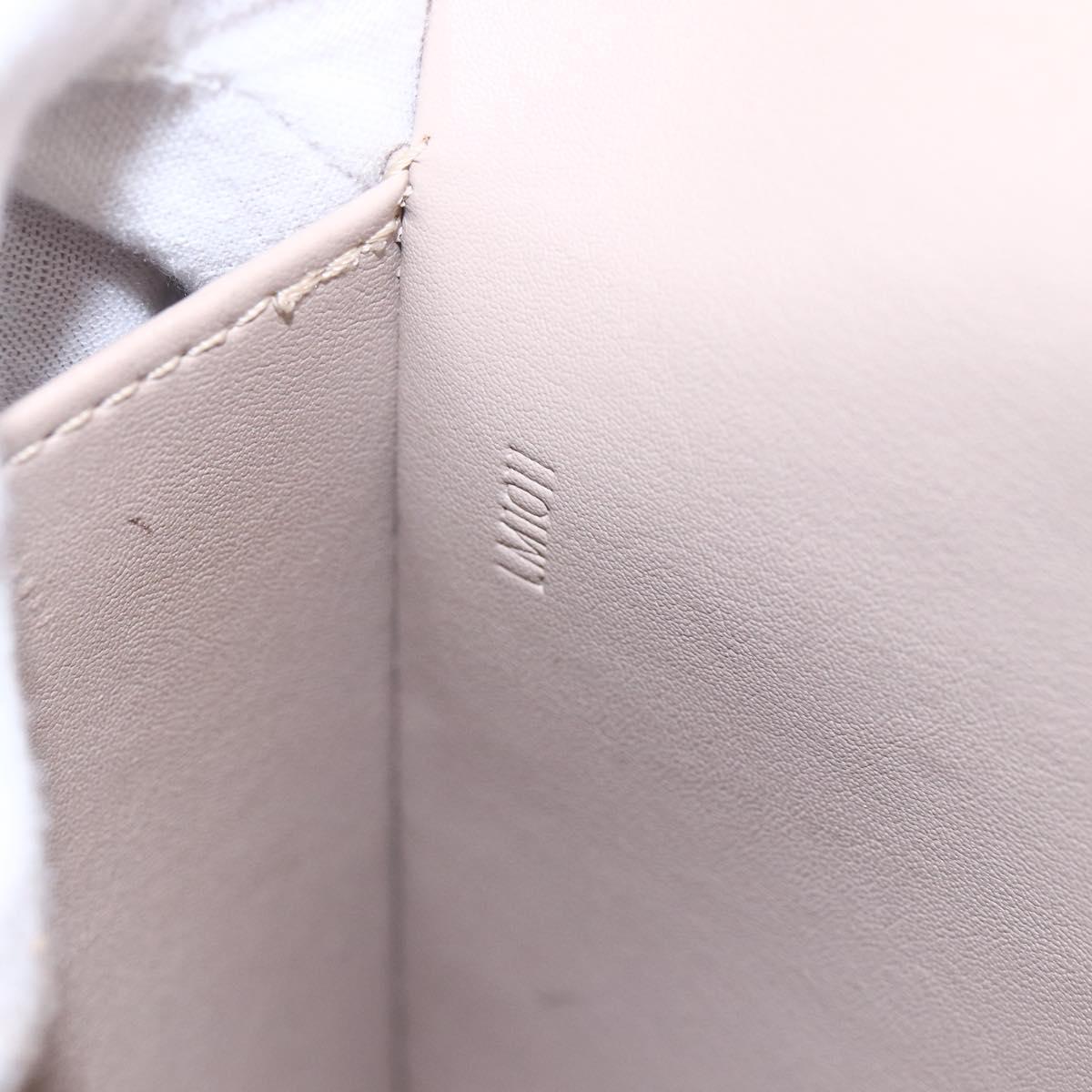 LOUIS VUITTON Monogram Vernis Columbus Tote Bag Beige M91023 LV Auth ep11155